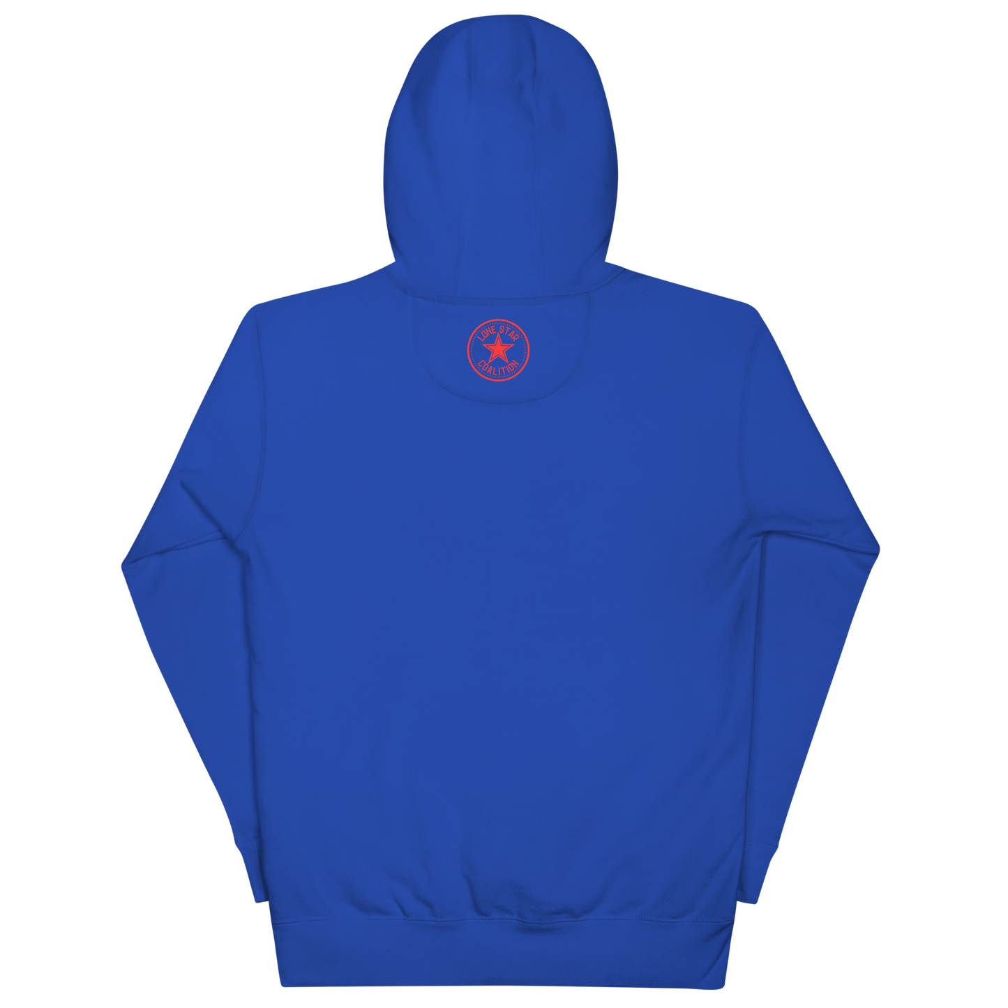 Fort Worth 817 WHT font RED outline Unisex Hoodie