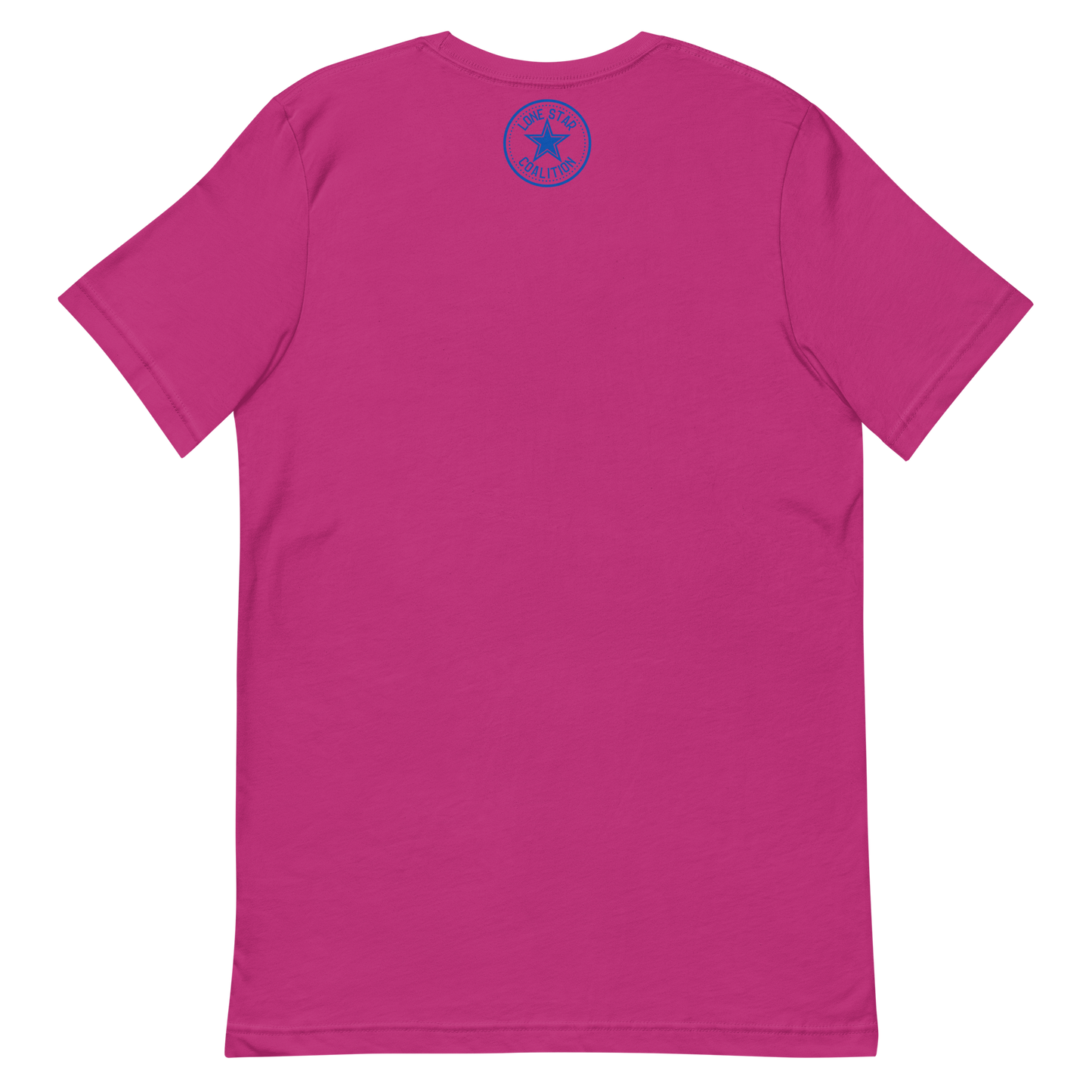 FTW 817 WHT font BLU outline Unisex t-shirt