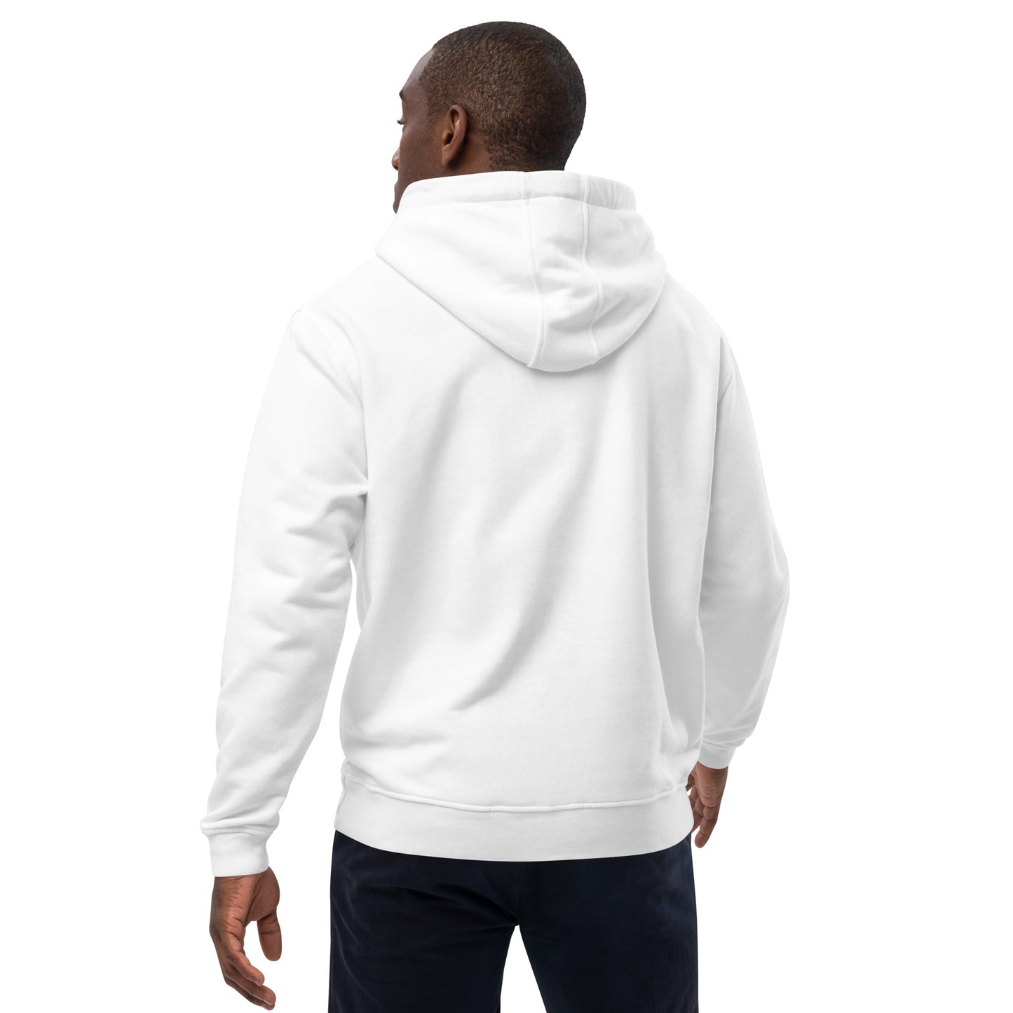 817 RED outline Premium eco hoodie