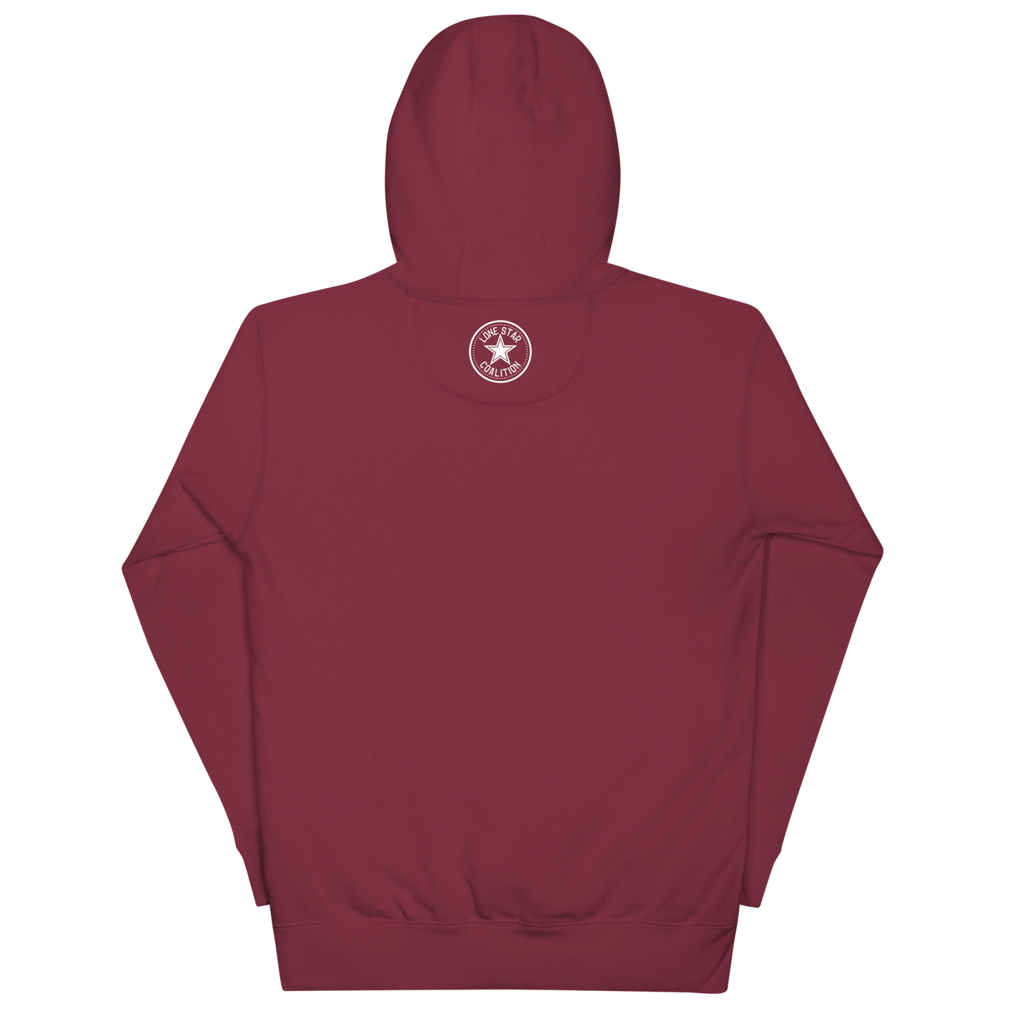 Fort Worth 817 BLK font WHT outline Unisex Hoodie