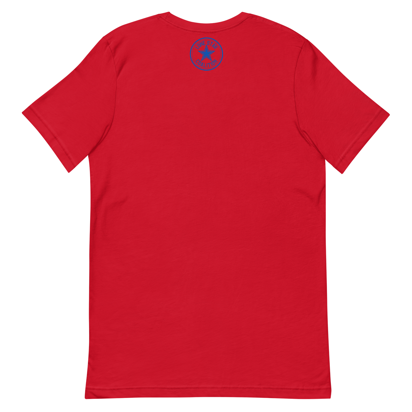 FTW 817 WHT font BLU outline Unisex t-shirt