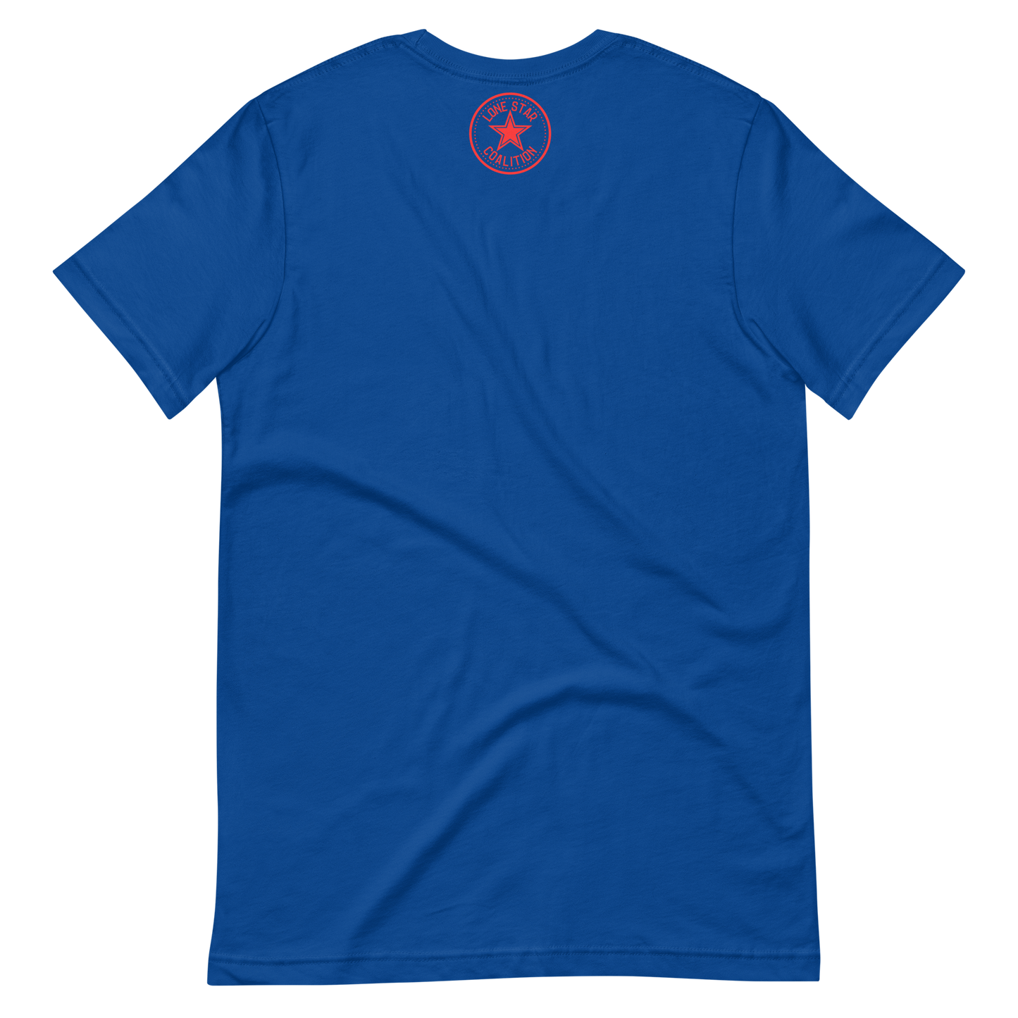 Fort Worth 817 WHT font RED outline Unisex t-shirt
